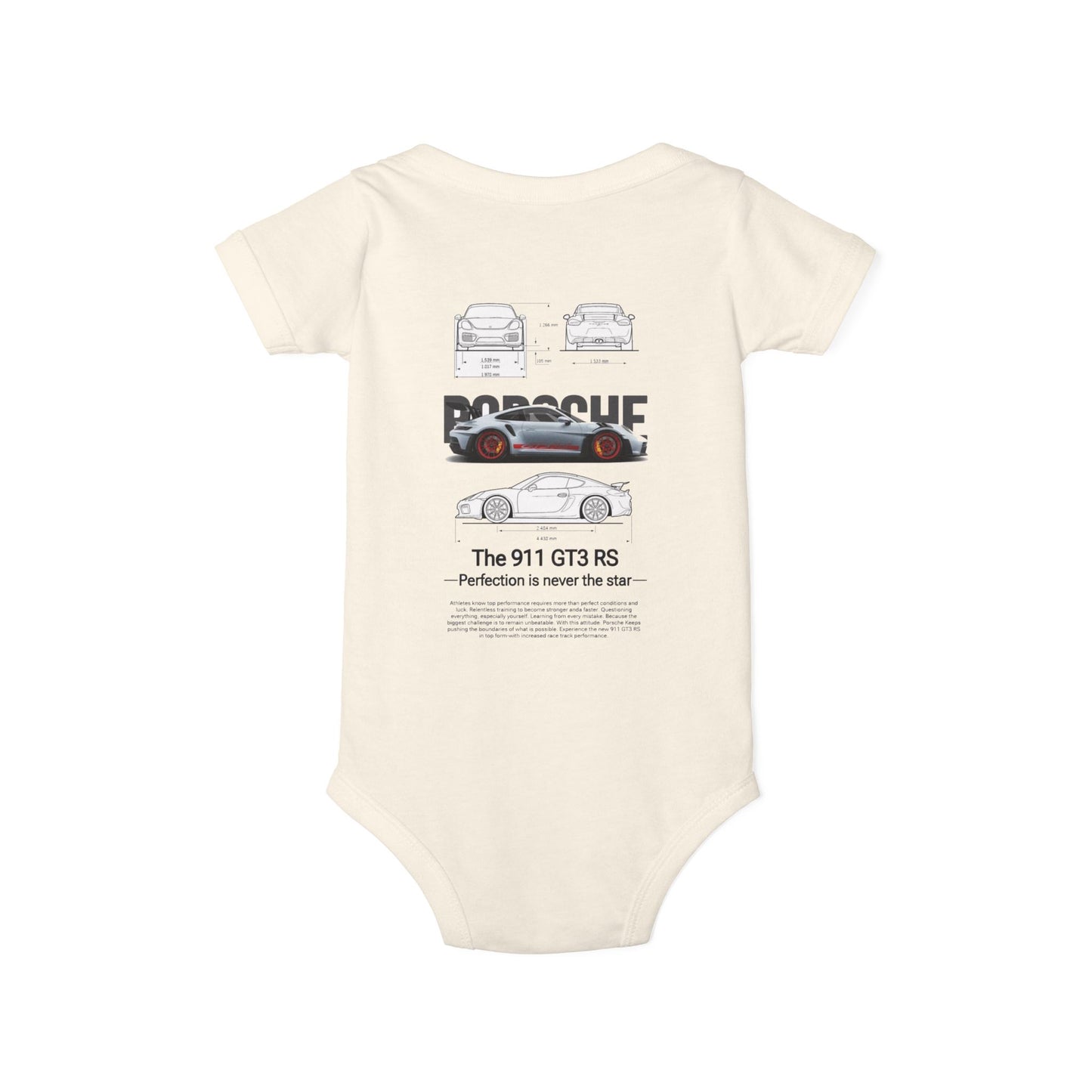 Baby Onesie - Porsche 911 GT3 RS Car Shirt for Infants