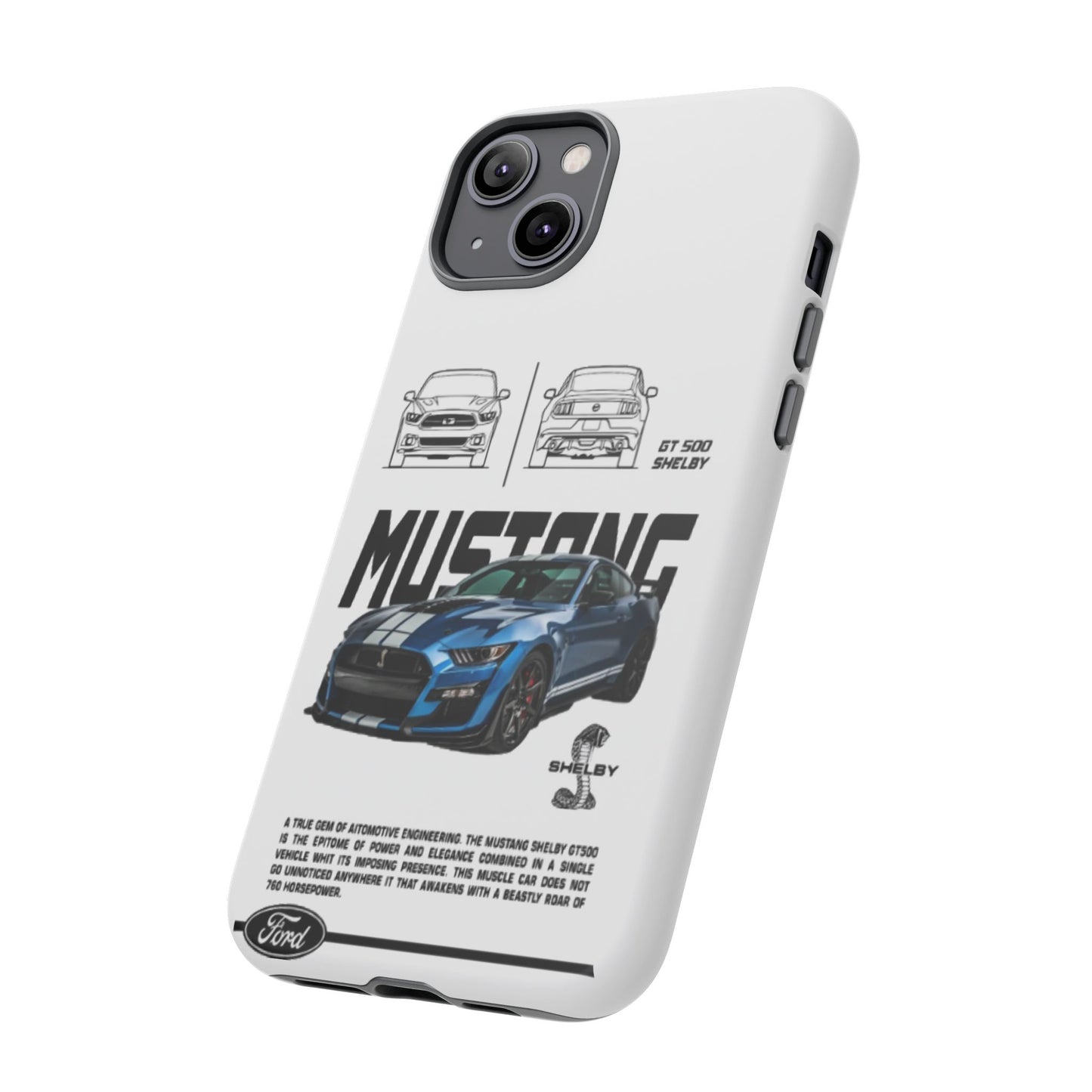 iPhone Tough Case - Shelby GT 500 Auto Mustang Design