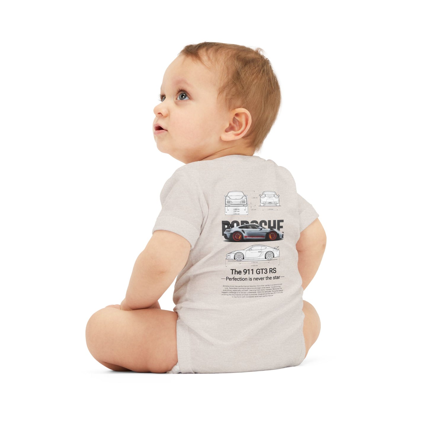 Baby Onesie - Porsche 911 GT3 RS Car Shirt for Infants