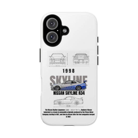 iPhone Tough Case - Nissan Skyline 1998 Auto Design