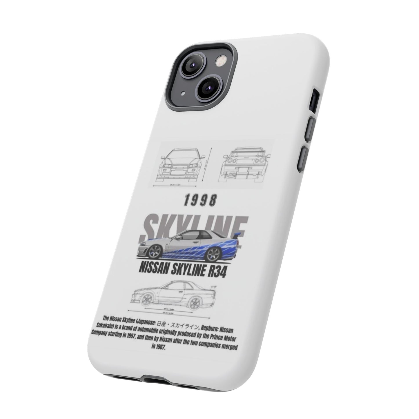 iPhone Tough Case - Nissan Skyline 1998 Auto Design