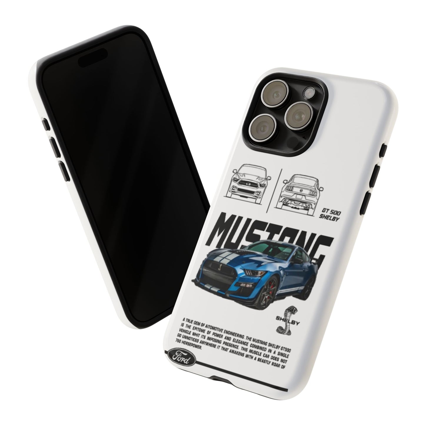 iPhone Tough Case - Shelby GT 500 Auto Mustang Design