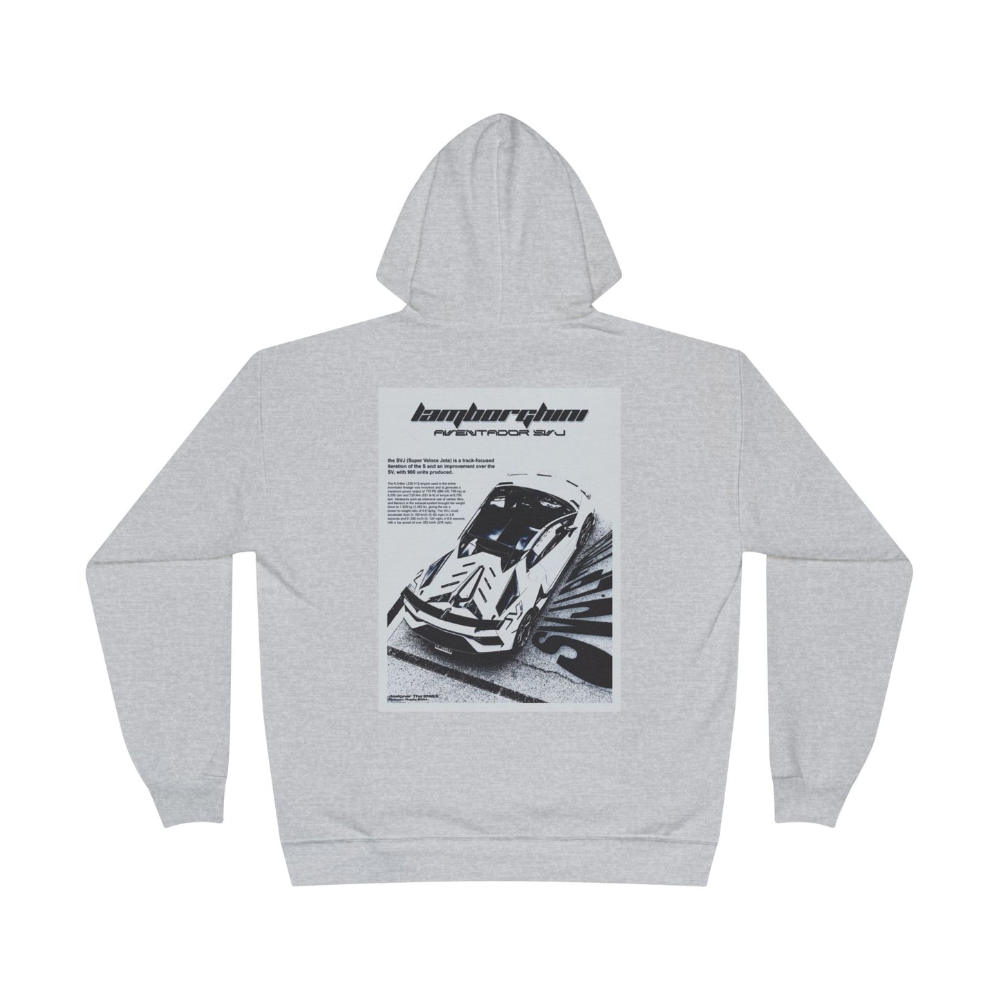 Lamborghini Hoodie Sweatshirt - Unisex EcoSmart® Pullover