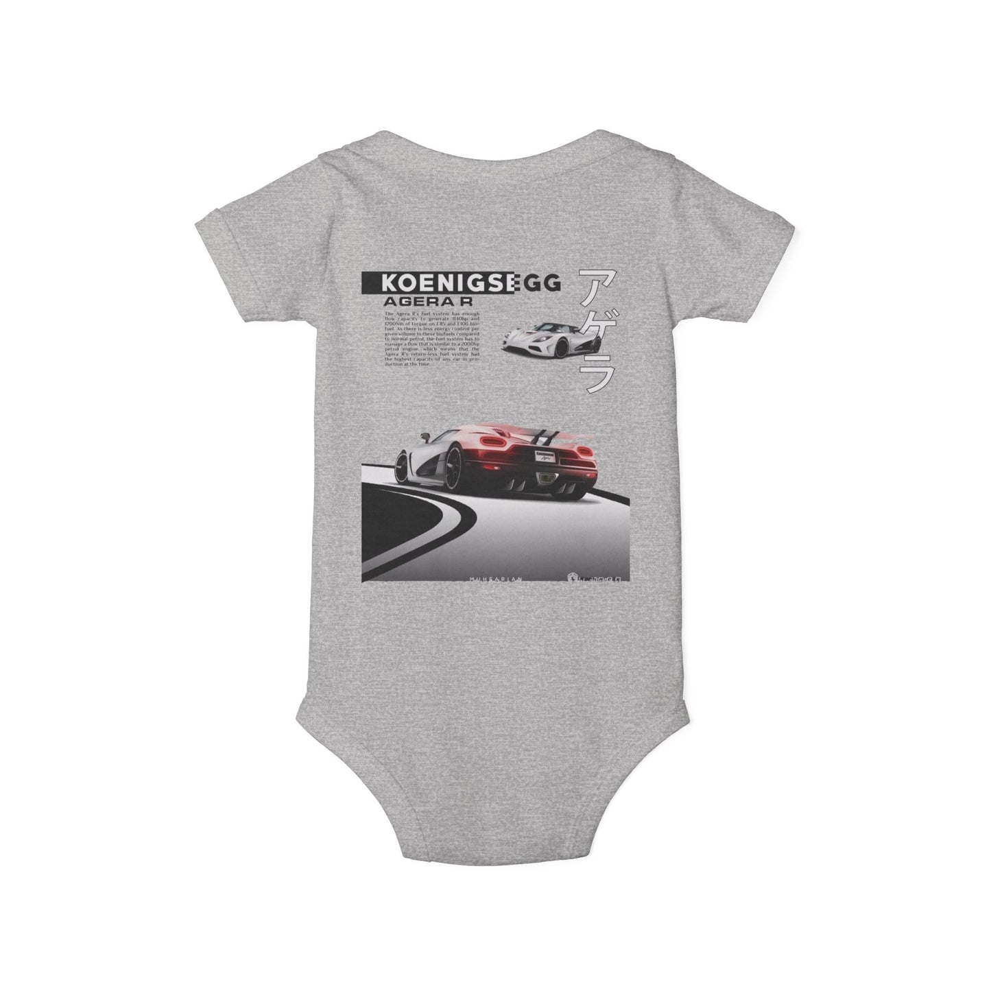 Infant Onesie - Camisa Para Bebe De Auto Koenigsegg