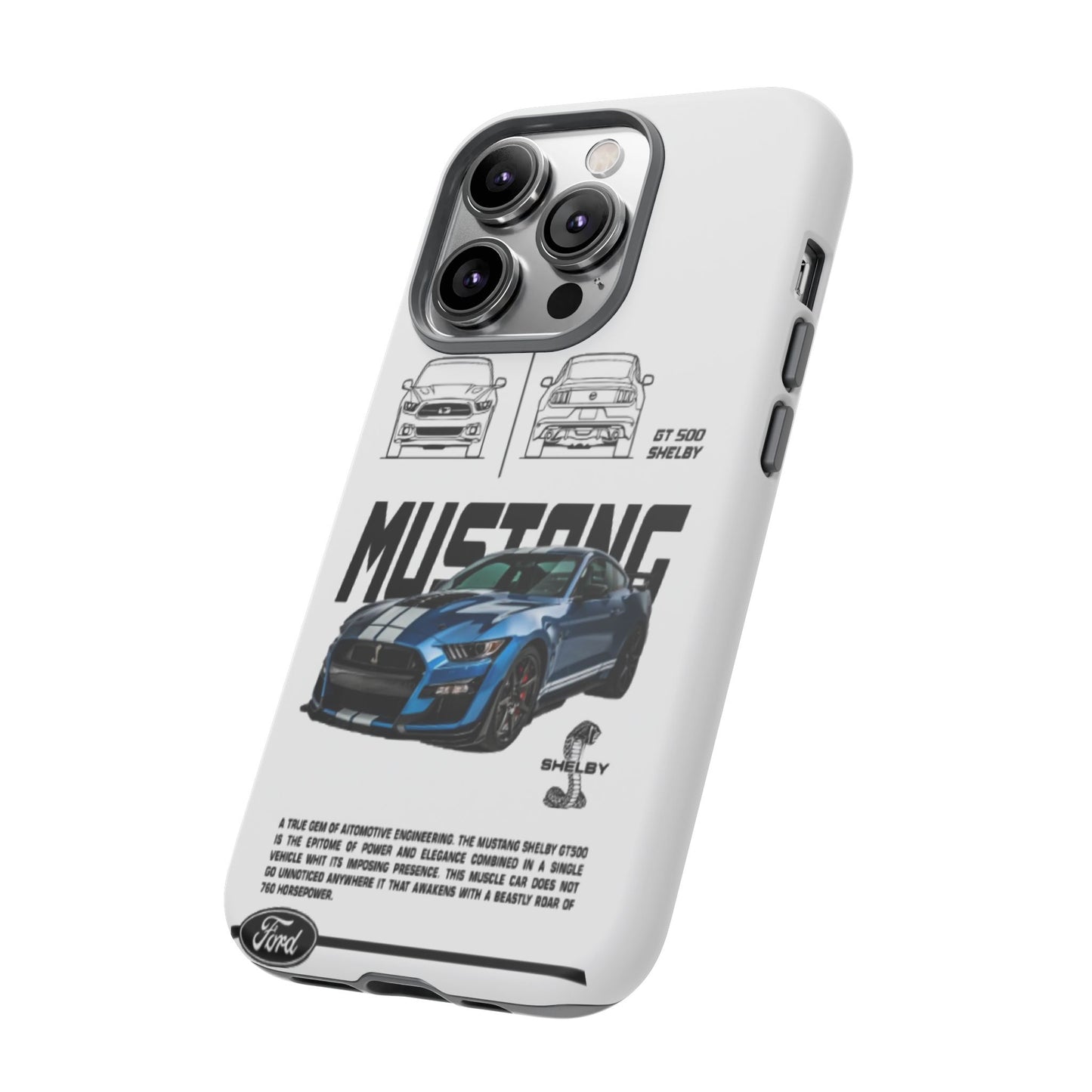 iPhone Tough Case - Shelby GT 500 Auto Mustang Design