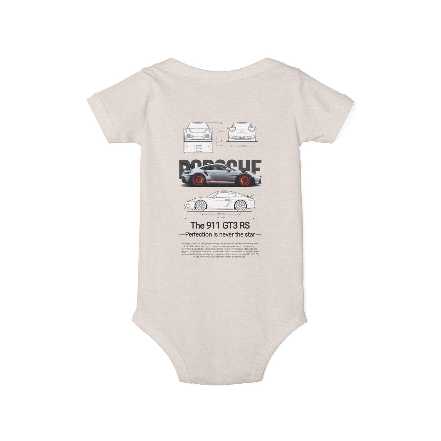 Baby Onesie - Porsche 911 GT3 RS Car Shirt for Infants