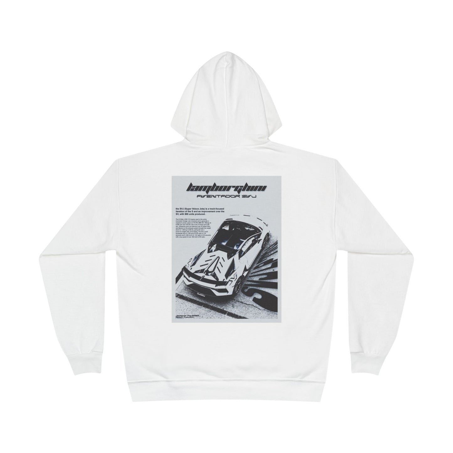 Lamborghini Hoodie Sweatshirt - Unisex EcoSmart® Pullover