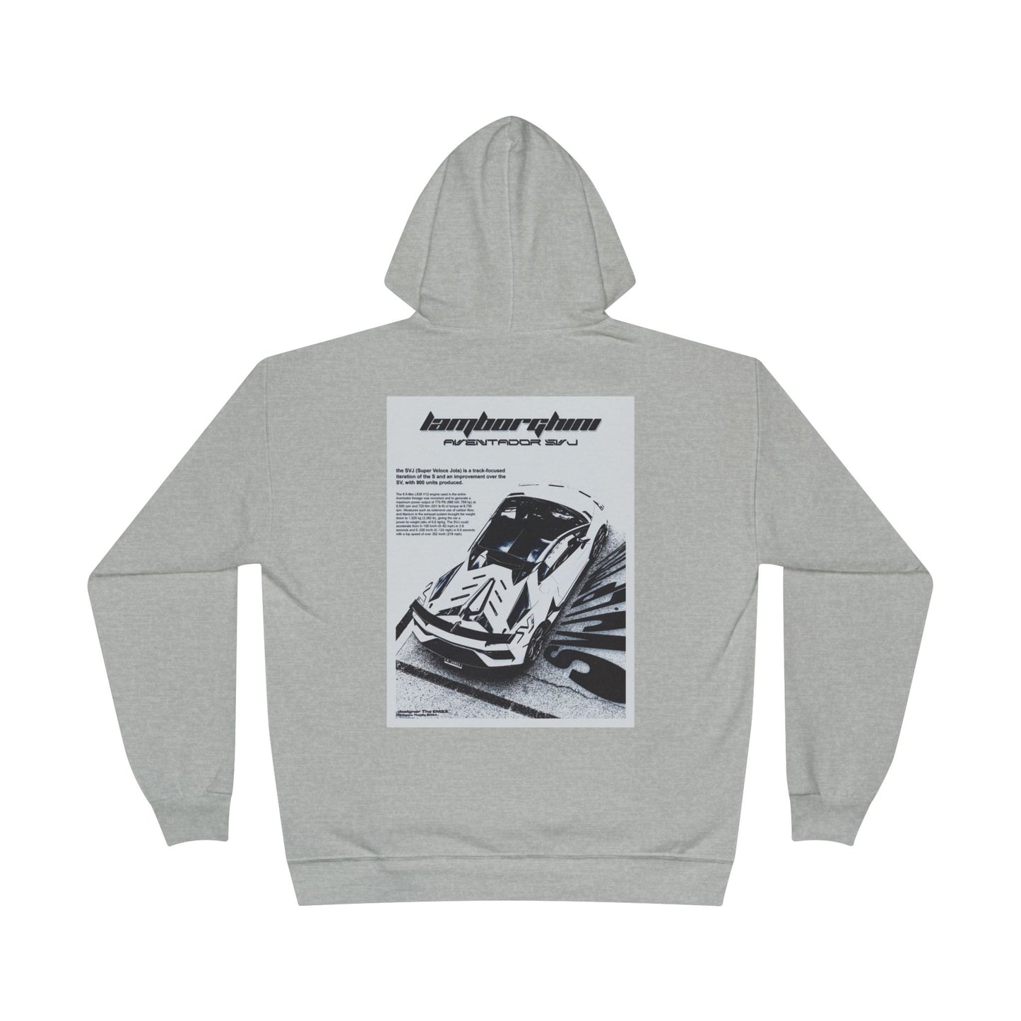 Lamborghini Hoodie Sweatshirt - Unisex EcoSmart® Pullover