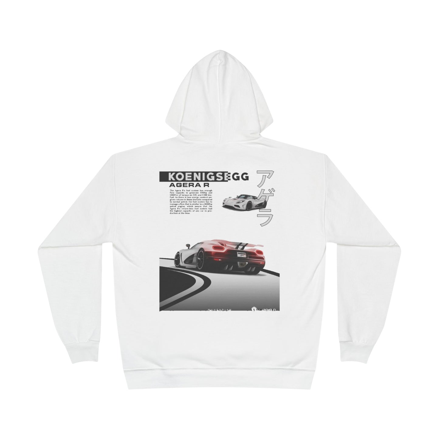 Hoodie Sweatshirt - Sudadera de Auto Koenigsegg