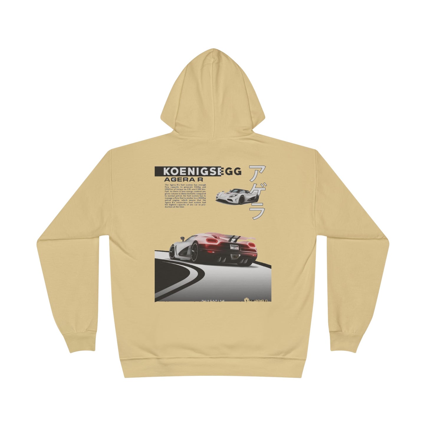 Hoodie Sweatshirt - Sudadera de Auto Koenigsegg