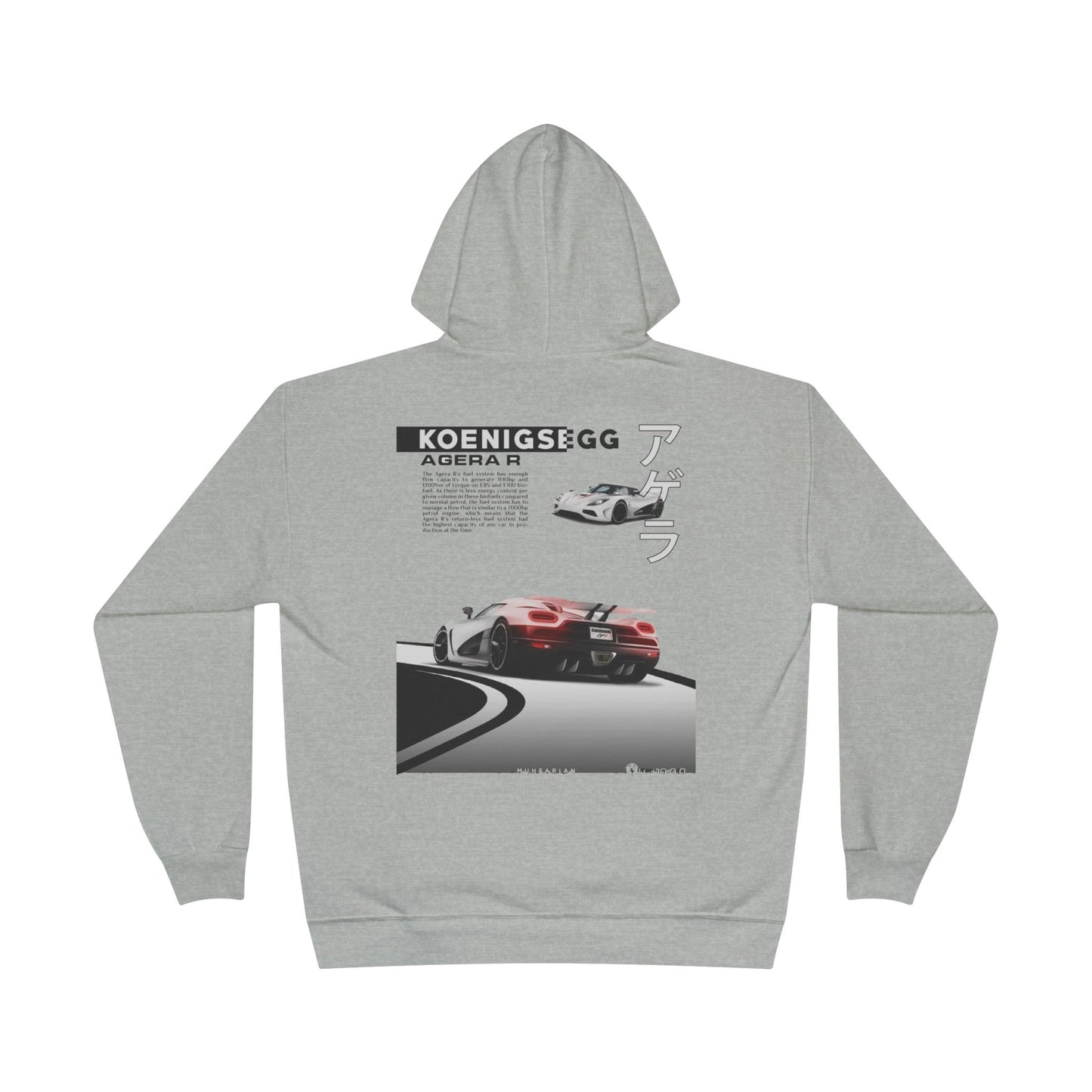 Hoodie Sweatshirt - Sudadera de Auto Koenigsegg