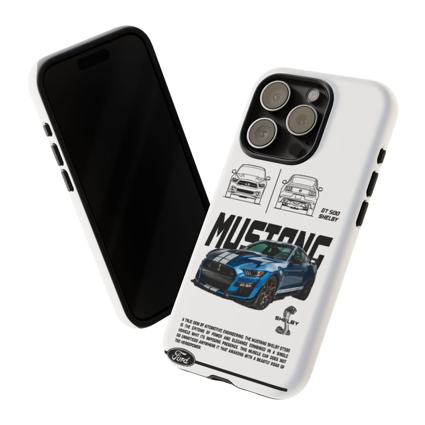 iPhone Tough Case - Shelby GT 500 Auto Mustang Design