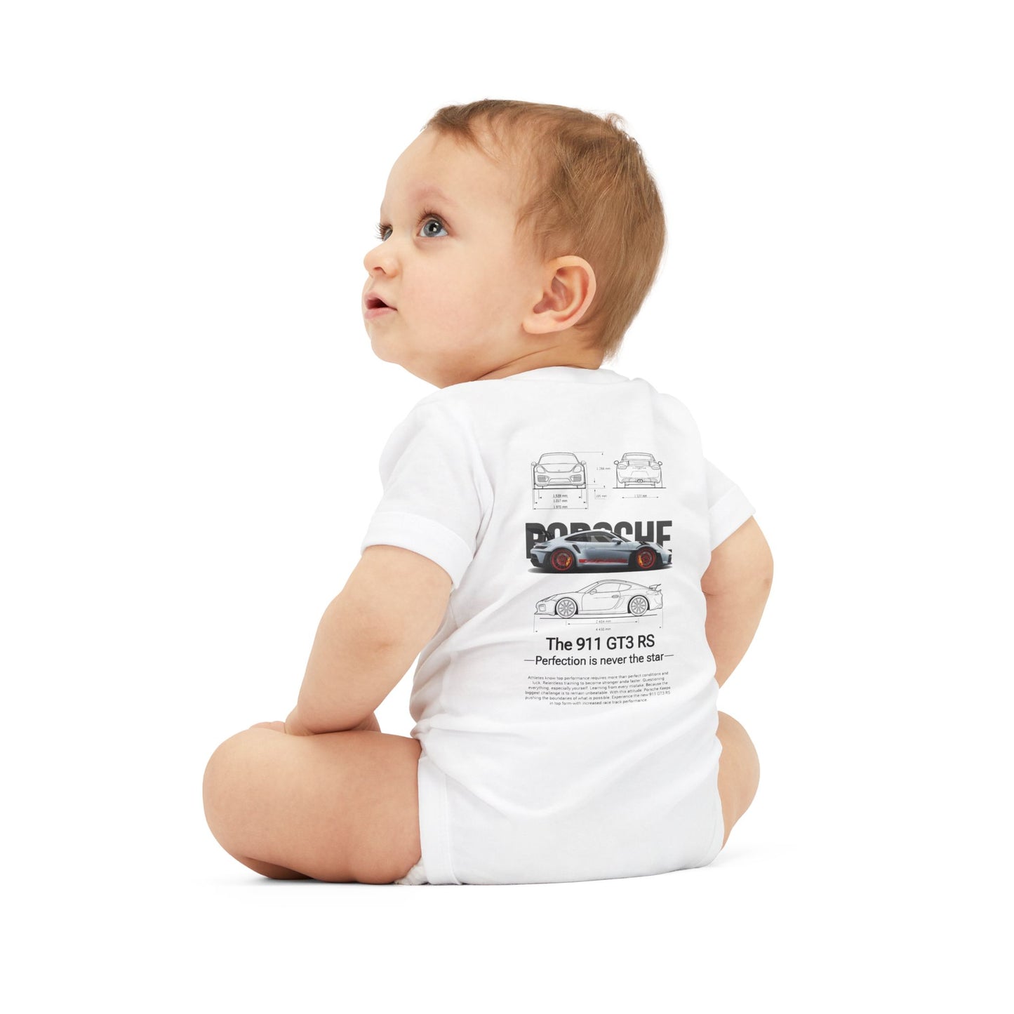 Baby Onesie - Porsche 911 GT3 RS Car Shirt for Infants